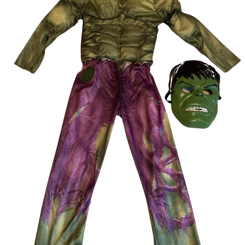 Marvel Avengers Hulk Jumpsuit and mask  Costume